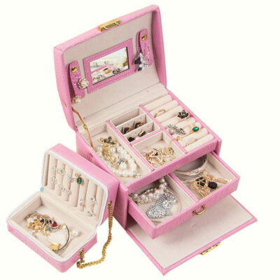 Jewelry Box with Travel Case