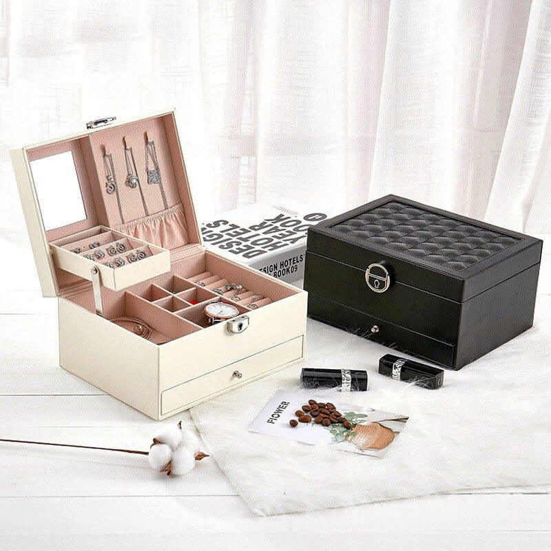 11-Designer Leather Jewelry Box