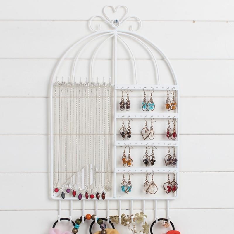 Bird Cage Wall Hanging Jewelry