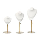 White Bust Necklace Display Holder