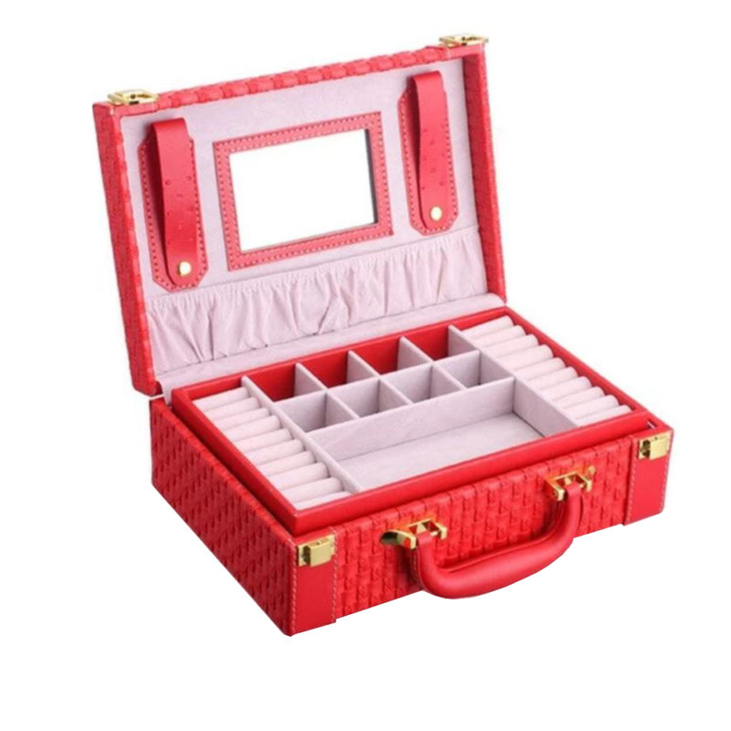 REd Women's Travel Jewelry Case Oh Precious