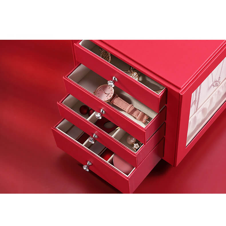 4 Drawers Jewelry Box