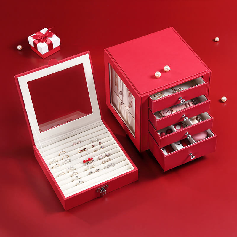 4 Drawers Jewelry Box
