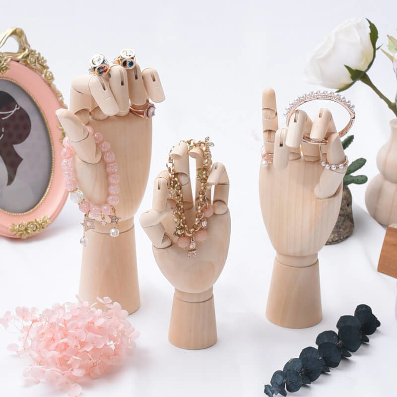 Wooden Hand Jewelry Display Oh Precious
