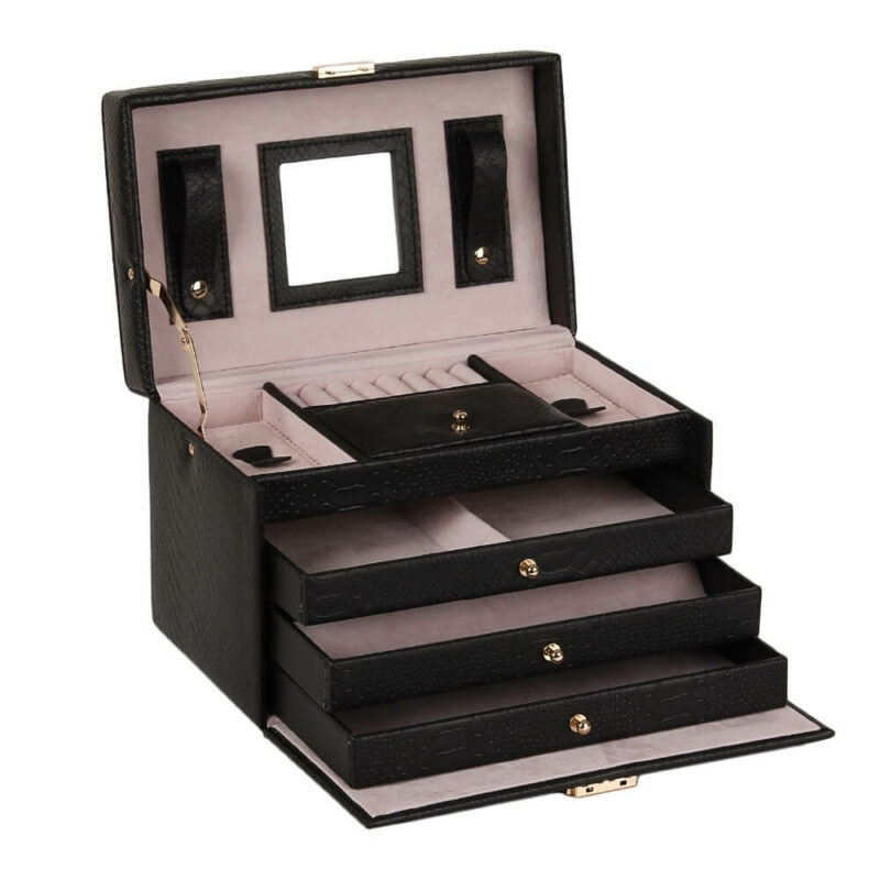 black large jewelry box organizer