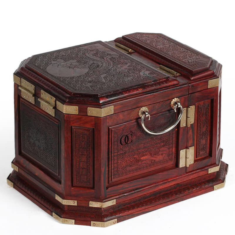 Antique Wooden Jewelry Box (4)