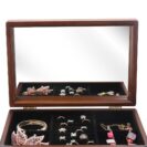 mirror Handmade Wooden Jewelry Box Oh Precious