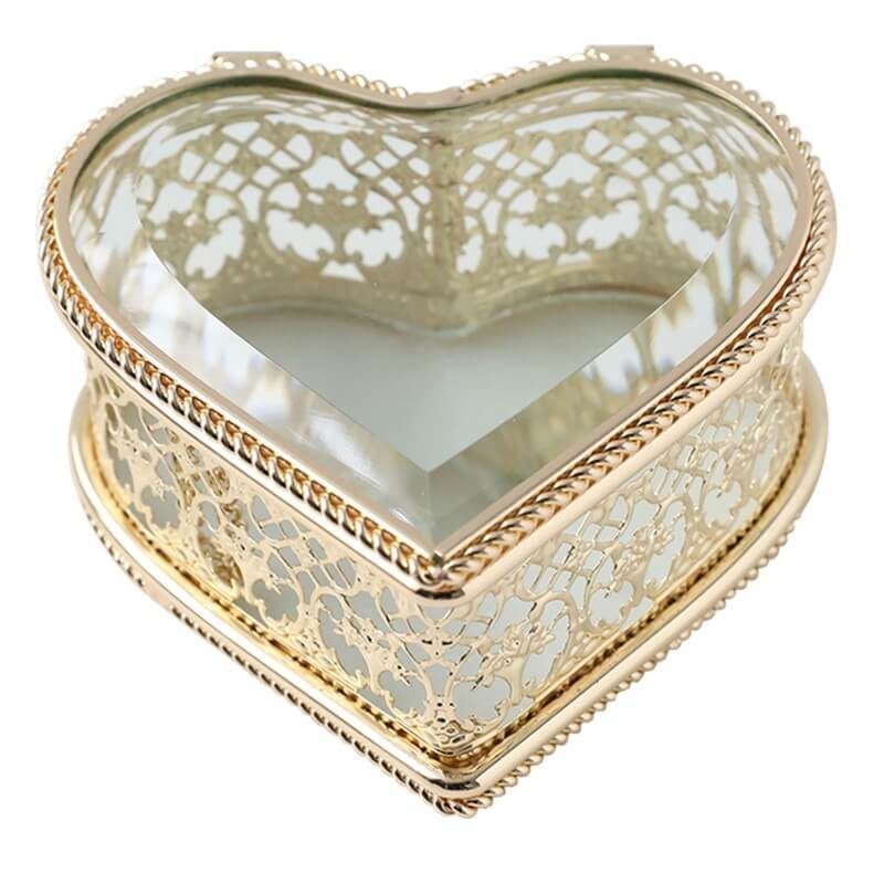 Heart Shaped Glass Jewelry Box (3)