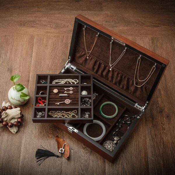 High End Wooden Jewelry Box Oh Precious
