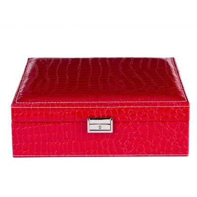 Red Leather Girls Jewelry Box Oh Precious