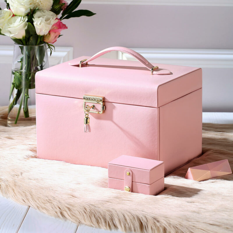 Pink Modern Jewelry Box