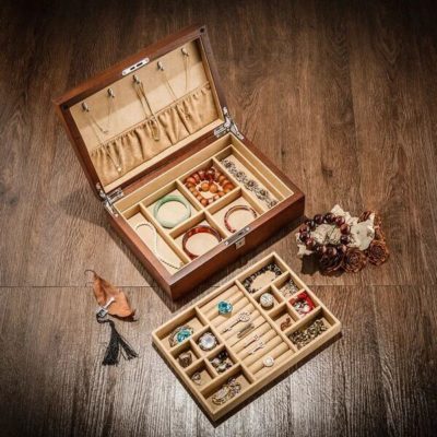 Natural Wood Jewelry Box