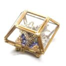 Vintage Beveled Glass Jewelry Box Oh Precious
