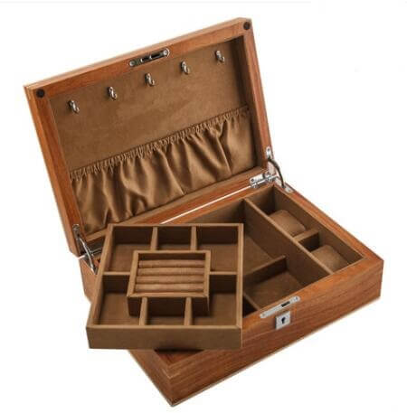 Wood Jewelry Box for Men Oh Precious