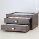 Wooden Jewelry Box with Drawers