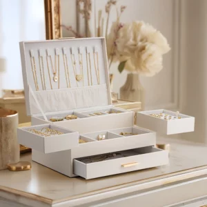 Oh Precious large jewelry box organizer 3 layer