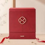 Large Jewelry Box with Mirror Storage for Elegant Organization