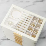 glass top quick view 6 drawer jewelry box Oh Precious