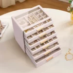 open 6 drawer jewelry box trays ring rolls Oh Precious