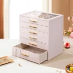 removable dividers flexible storage 6 drawer jewelry box Oh Precious